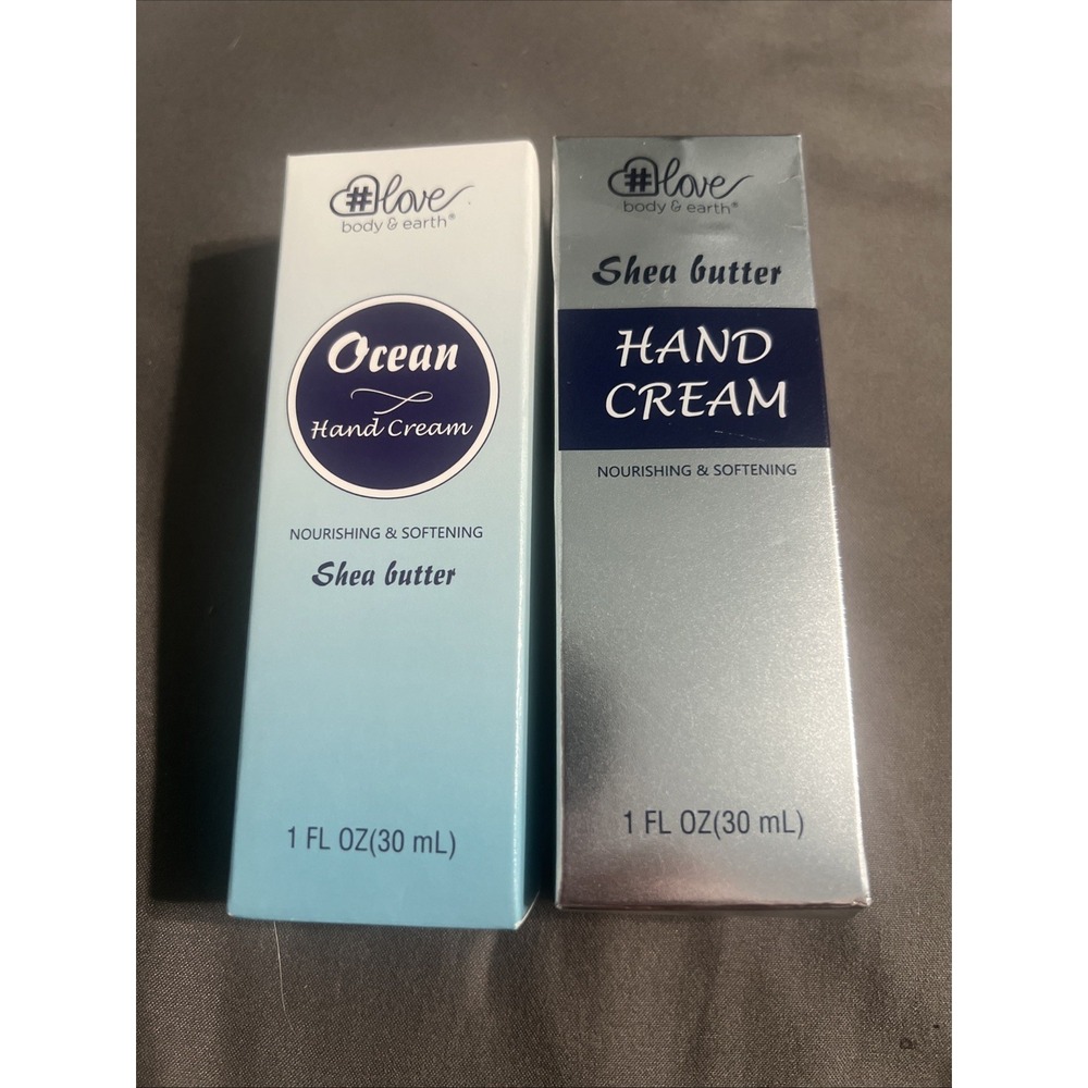 Love Body & Earth Ocean Hand Cream Nourishing & Softening Shea Butter 1 oz NEW
